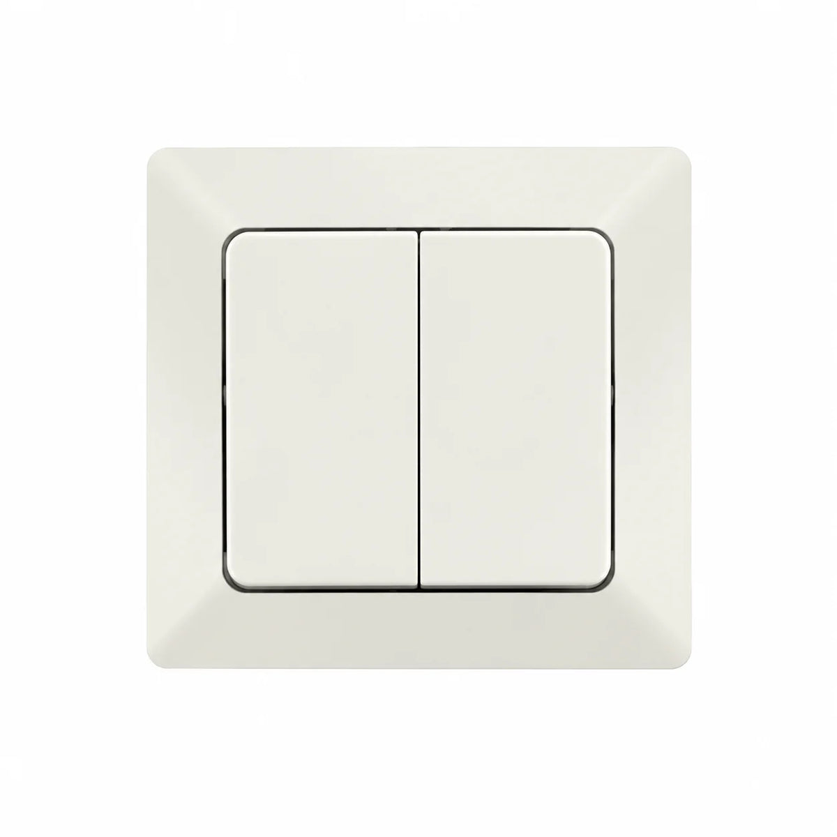 Smart 2 Kanal Lichtschalter Merkur reinweiß