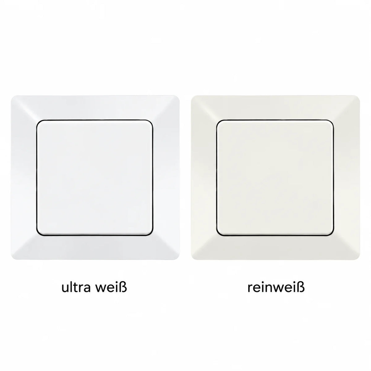 Smart Lichtschalter Merkur ultraweiß