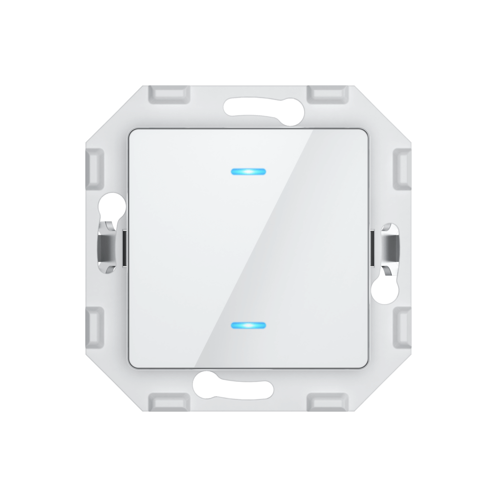 SIRO Smart 2 Kanal Lichtschalter Venus weiß