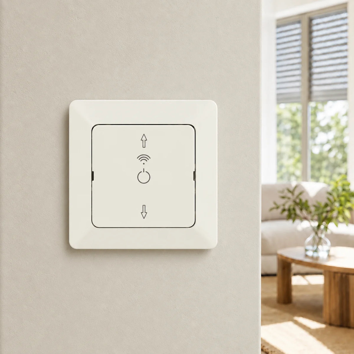 Smart Rollladenschalter Merkur reinweiß