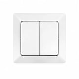 2 Channel Light Switch Merkur Ultra White