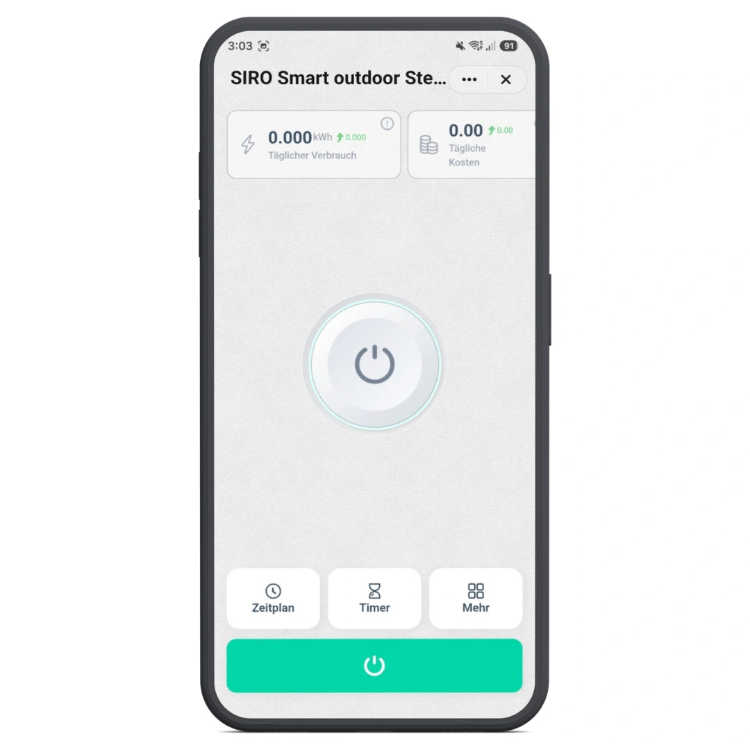 SIRO Smart outdoor Steckdosenadapter