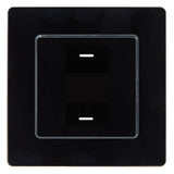 SIRO Smart 2-channel light switch Venus black