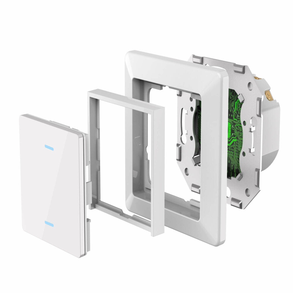 SIRO Smart 2 Kanal Lichtschalter Venus weiß