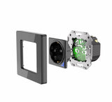 SIRO Smart Unterputz Steckdose Venus schwarz