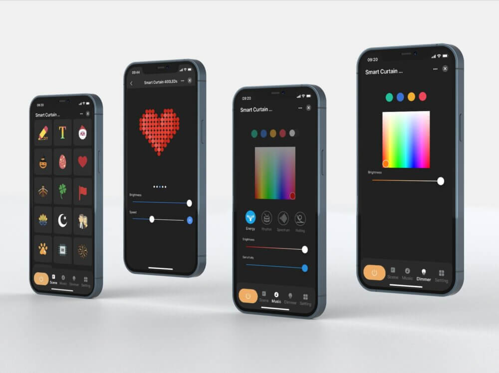 SIRO Smart Lichtervorhang