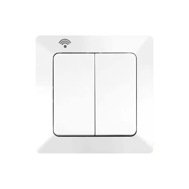 SIRO Smart 2 Kanal Lichtschalter Merkur Ultraweiß