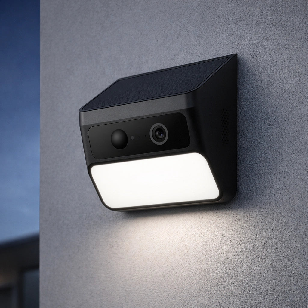 SIRO Smart Solar-Wandleuchte mit Kamera und Bewegungsmelder