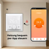 Room thermostat Curve SL11616W white