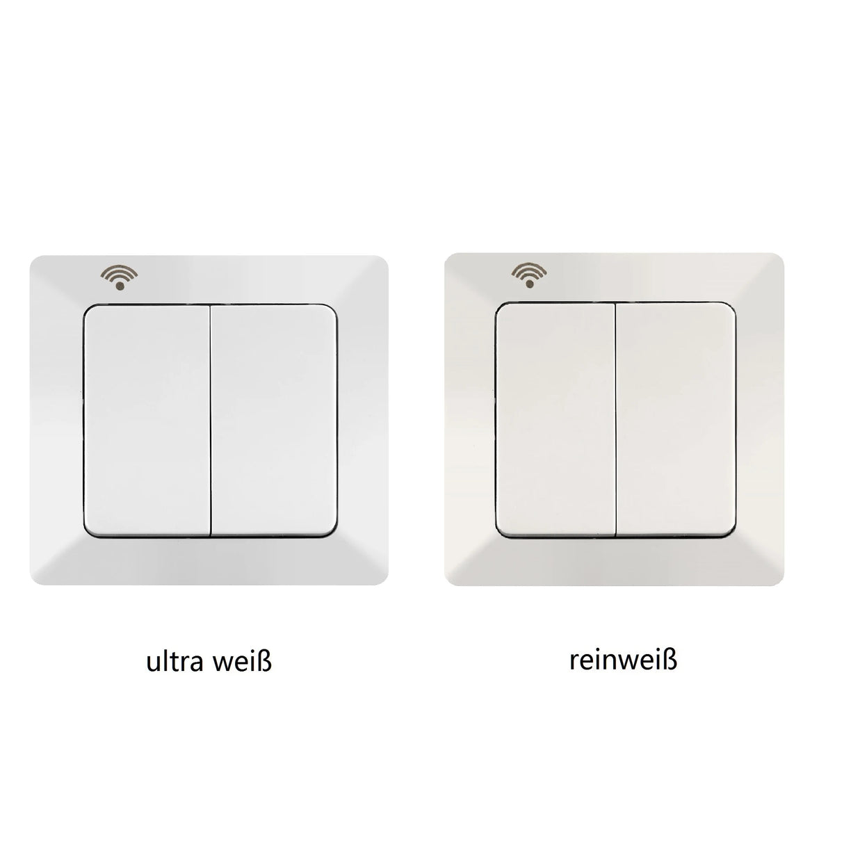 SIRO Smart 2-Channel Light Switch Mercury Ultra White