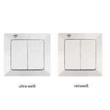 SIRO Smart 2-Channel Light Switch Mercury Ultra White