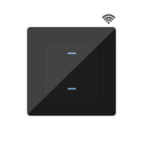 SIRO Smart 2-channel light switch Venus black
